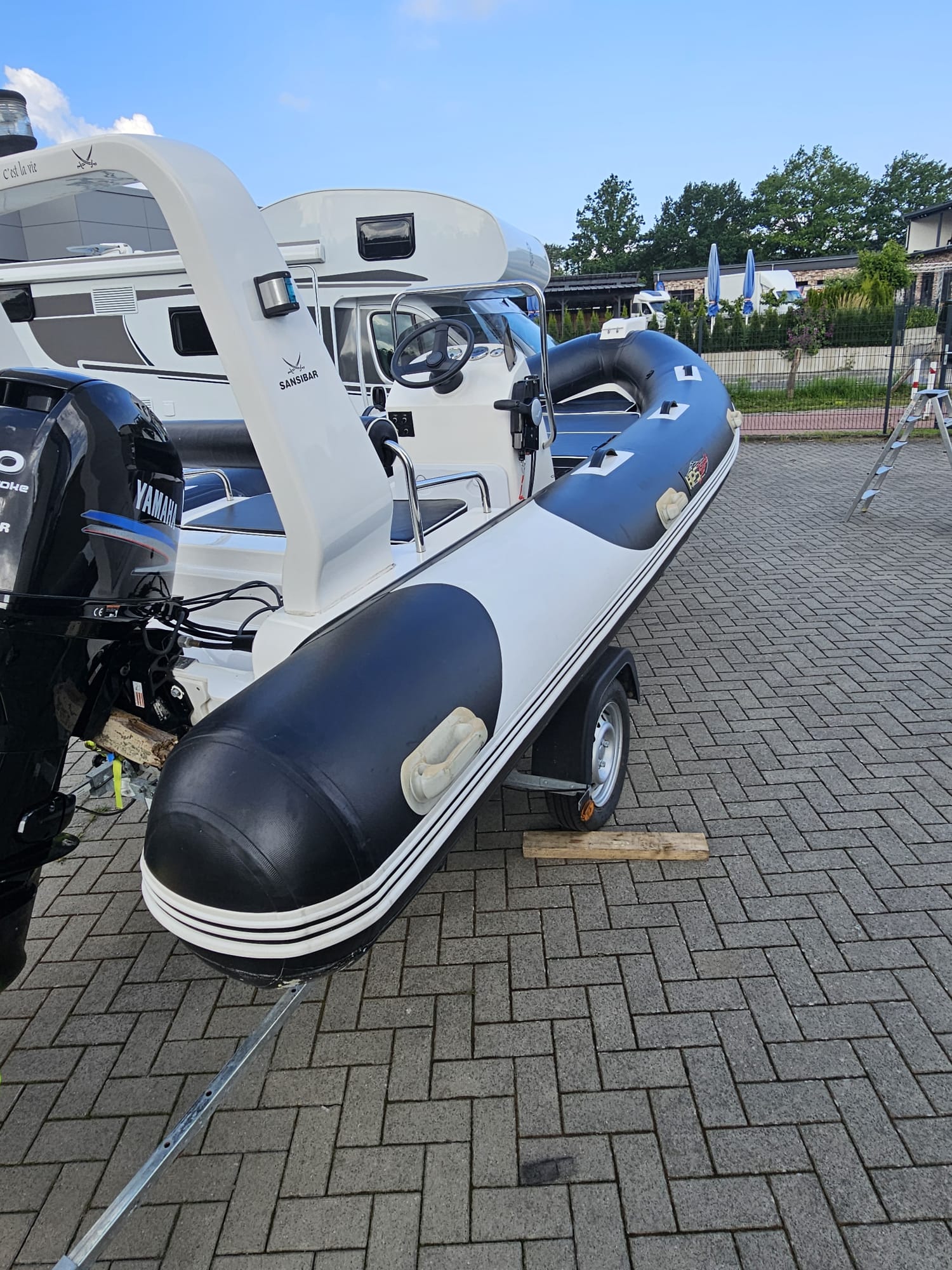 Rib Schlauchboot 5,00m x 2,0m mit 60 PS Parsun und neuen Trailer!