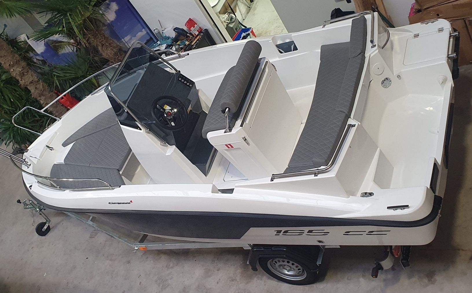 Sportboot Compass 165 cc mit 115 PS Parsun und 1,3t Trailer Miro alles Neu!!